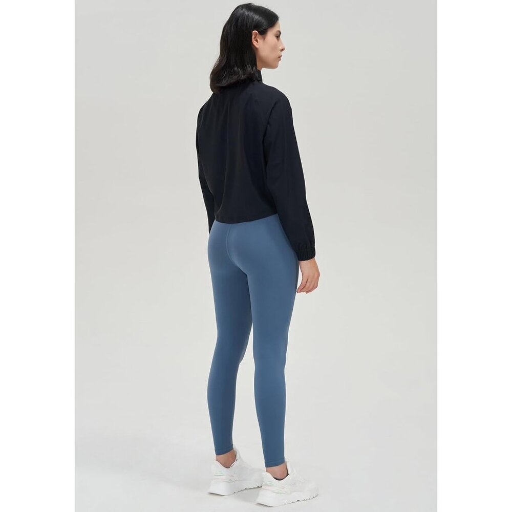 Women’s Athletic Cropped Jacket Polyester Spandex… - image 7